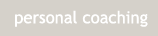 Personal Coaching